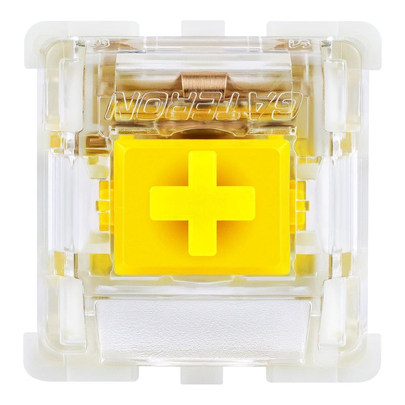 MarsHopper Gateron G Pro 3.0 Yellow Mechanical Switches –32 Pack,Pre-Lubed 3-Pin/5-Pin RGB Linear Switches (50g) - for Gaming & Typing - Image 2